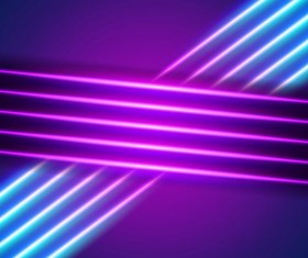 Neon lights shining background vector 11