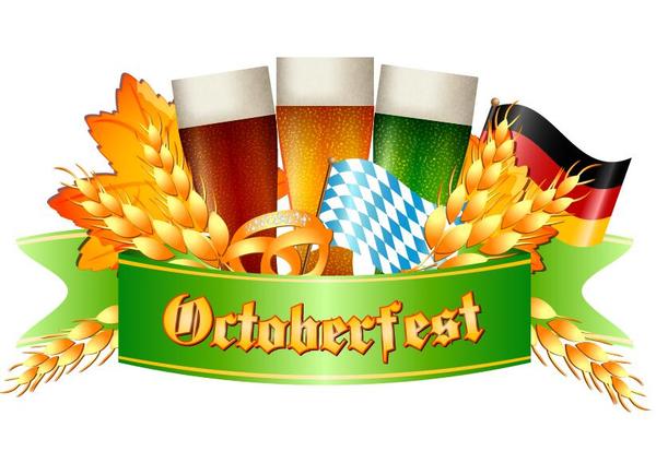 Oktoberfest labels design vector 06