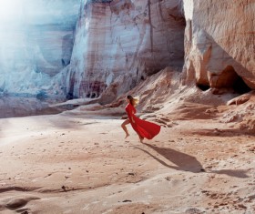 Outdoor pictures of female models Stock Photo