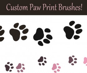 Paw Photoshop Brushes