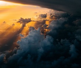 Perfect sunset Stock Photo