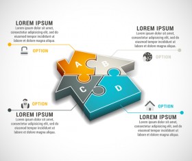 Pizzle modern infographic template vector 01