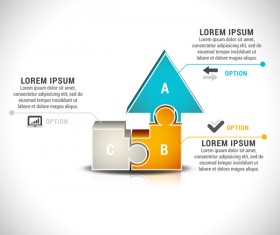 Pizzle modern infographic template vector 03