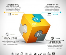 Pizzle modern infographic template vector 18