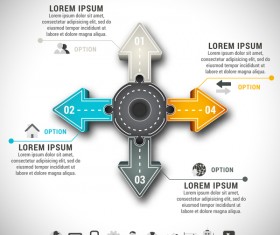 Pizzle modern infographic template vector 20
