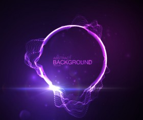 Purple modern background with abstract effect vector
