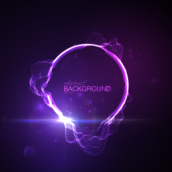 Purple modern background with abstract effect vector