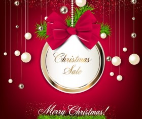 Purples christmas sale background vector