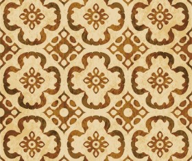Retro kaleidoscope floral seamless pattern vector 01