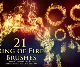 Ring of Fire photoshop brushes