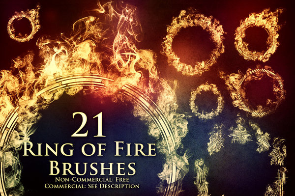 Ring of Fire photoshop brushes