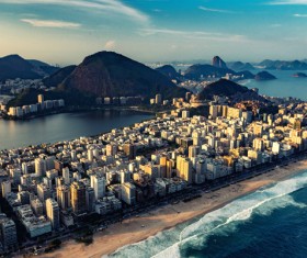 Rio de Janeiro Baka Bana Beach Stock Photo 02