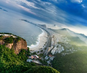 Rio de Janeiro Baka Bana Beach Stock Photo 04