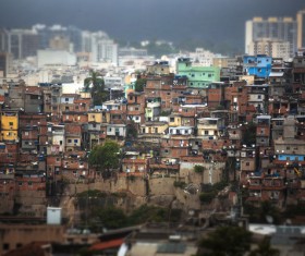 Rio de Janeiro slums in Brazil Stock Photo 06