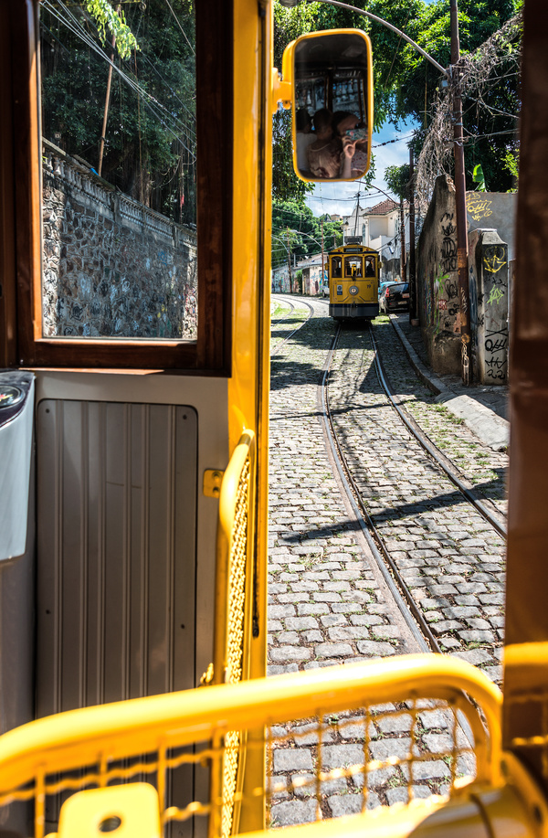 Rio de Janeiro tram Stock Photo