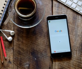 Social Media Apps on iPhone Stock Photo 10