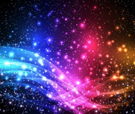 Stars light background with abstract vectors