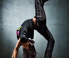 Street dance girl Stock Photo 08