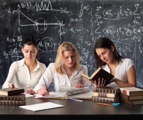 Students are learning Stock Photo