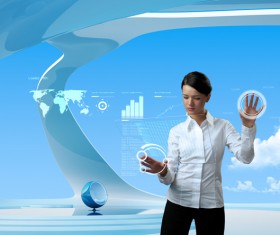 Technology future development trend Stock Photo 05