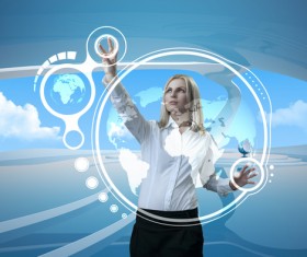 Technology future development trend Stock Photo 06