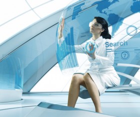 Technology future development trend Stock Photo 09