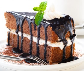 Tiramisu cake Stock Photo