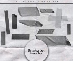 Tissape Tape Photoshop Brushes
