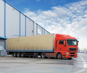 Truck Freight Transport Logistics Stock Photo 03