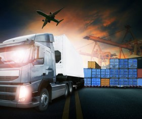Truck Freight Transport Logistics Stock Photo 11
