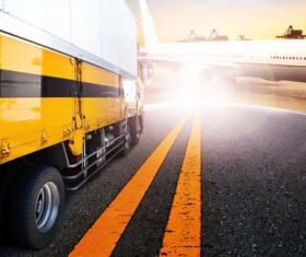 Truck Freight Transport Logistics Stock Photo 12