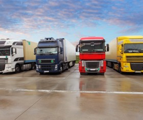Truck Freight Transport Logistics Stock Photo 14