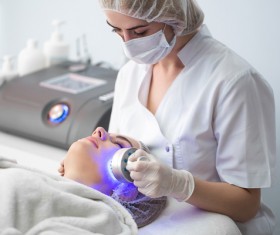 Ultraviolet facial Anti-wrinkle Stock Photo 02