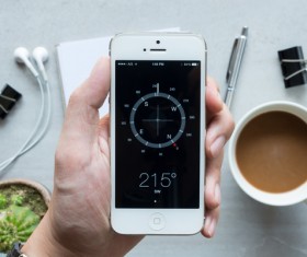 Use Social Media Apps on iPhone Stock Photo 06