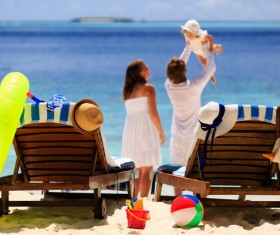 Vacation family Stock Photo