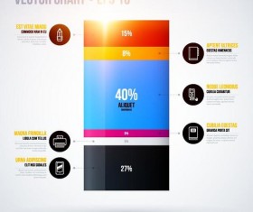 Vector chart infographic template 01