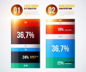 Vector chart infographic template 03