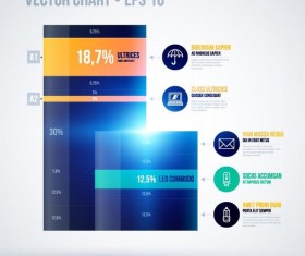 Vector chart infographic template 05