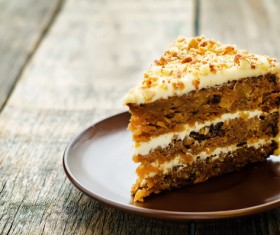 Walnut sandwich cake Stock Photo 01