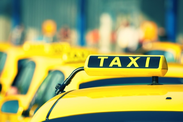 Yellow Taxi Stock Photo 03