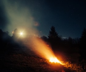 campfire Stock Photo 08