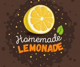 lemonade juice poster template vector 01