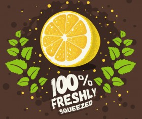 lemonade juice poster template vector 02