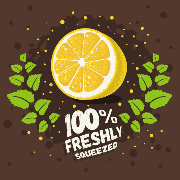 lemonade juice poster template vector 02