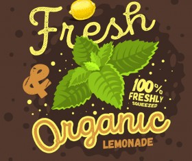 lemonade juice poster template vector 03