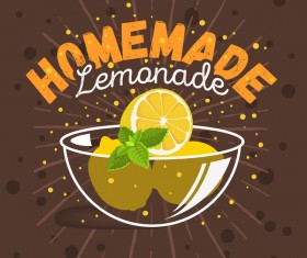 lemonade juice poster template vector 04
