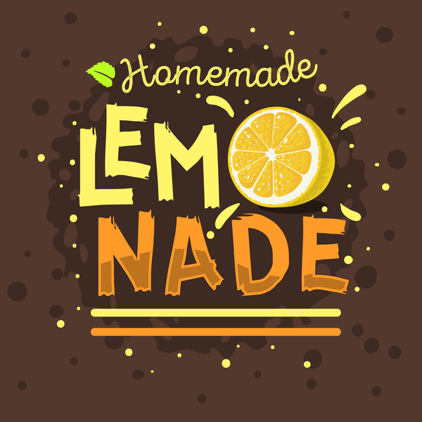 lemonade juice poster template vector 06