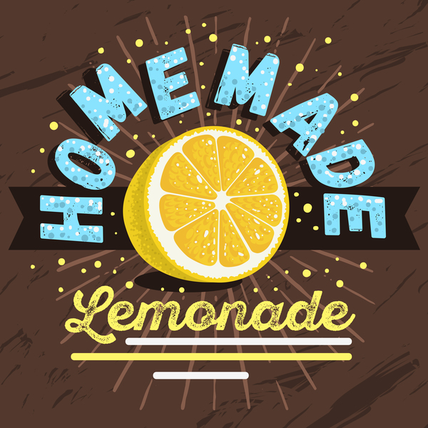 lemonade juice poster template vector 08