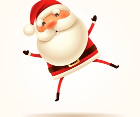 santa ump christmas illustration vector