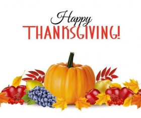 thanksgiving white background design vector 01